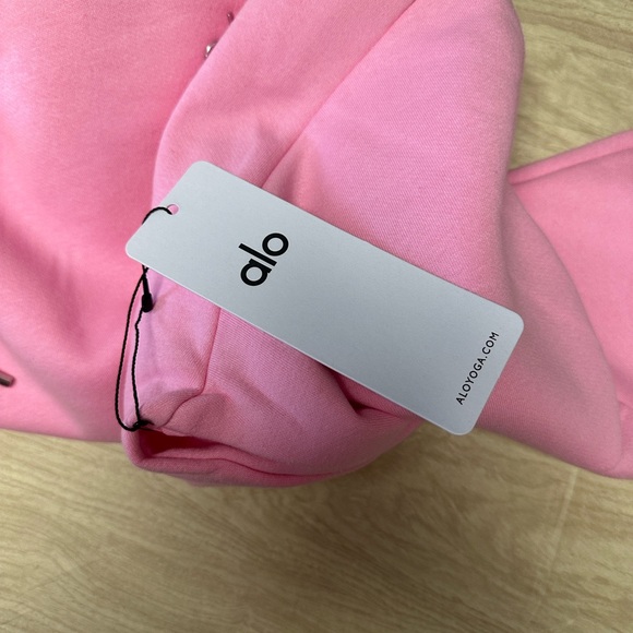ALO YOGA HOODIE WILD ROSE PINK - M - Picture 7 of 8
